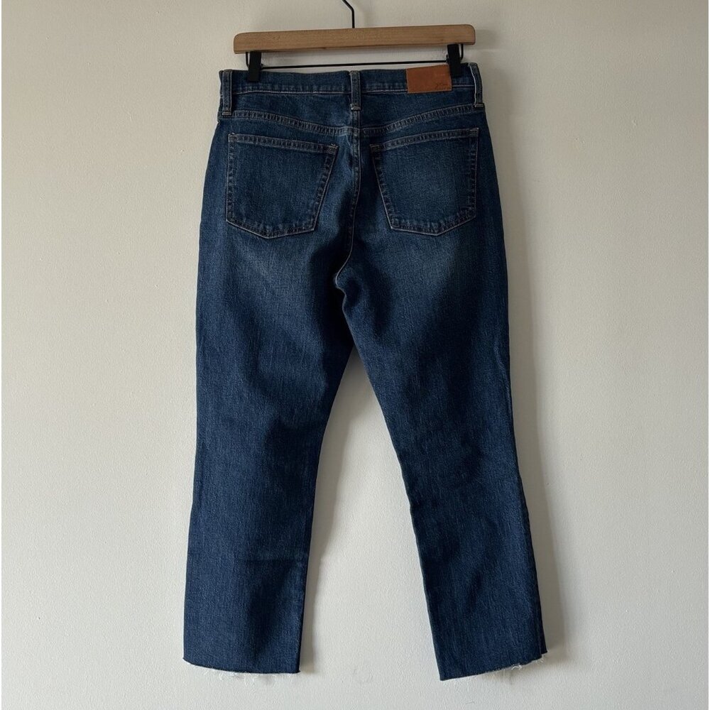 J. Crew Denim Slim Boyfriend Jeans Medium Wash Raw Hem Casual Women’s Size 27